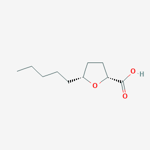 (2R,5R)-5-Pentyloxolane-2-carboxylic acid