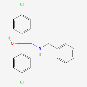 2-(Benzylamino)-1,1-bis(4-chlorophenyl)-1-ethanol