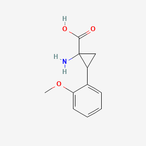 1-Amino-2-(2-methoxyphenyl)cyclopropanecarboxylic acid
