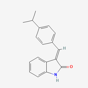 B2392966 (E)-3-(4-Isopropylbenzylidene)indolin-2-one CAS No. 186611-55-2; 210303-05-2