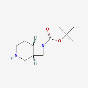 molecular formula C11H20N2O2 B2392968 (1S,6S)-7-Boc-3,7-diazabicyclo[4.2.0]octane CAS No. 1251020-47-9; 1932385-64-2