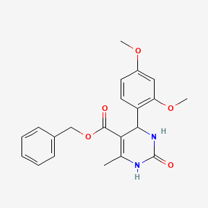 Benzyl 4-(2,4-dimethoxyphenyl)-6-methyl-2-oxo-1,2,3,4-tetrahydropyrimidine-5-carboxylate