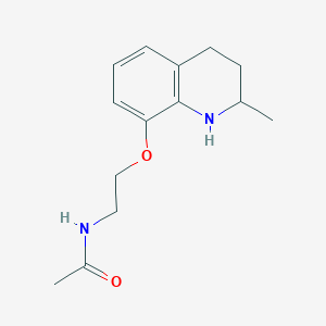 N-{2-[(2-methyl-1,2,3,4-tetrahydroquinolin-8-yl)oxy]ethyl}acetamide