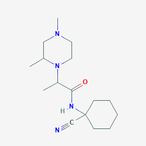 N-(1-cyanocyclohexyl)-2-(2,4-dimethylpiperazin-1-yl)propanamide