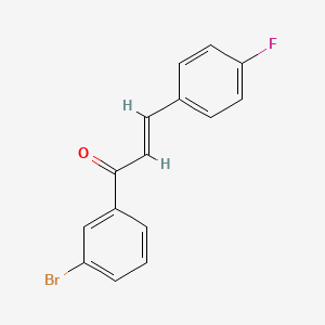 (2E)-1-(3-Bromophenyl)-3-(4-fluorophenyl)prop-2-en-1-one