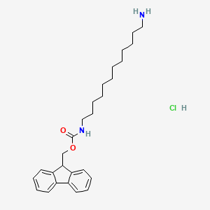 molecular formula C27H38N2O2 B2393164 Fmoc-DADod HCl CAS No. 1822787-41-6