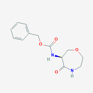 Benzyl (S)-(5-oxo-1,4-oxazepan-6-YL)carbamate