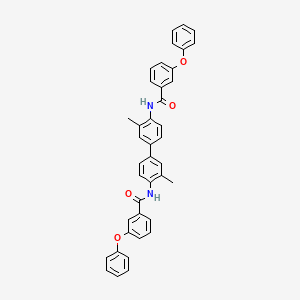 N-[2-methyl-4-[3-methyl-4-[(3-phenoxybenzoyl)amino]phenyl]phenyl]-3-phenoxybenzamide