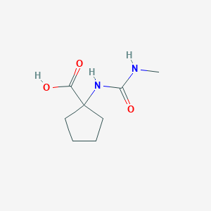 1-[(Methylcarbamoyl)amino]cyclopentane-1-carboxylic acid