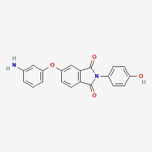 5-(3-aminophenoxy)-2-(4-hydroxyphenyl)-1H-isoindole-1,3(2H)-dione
