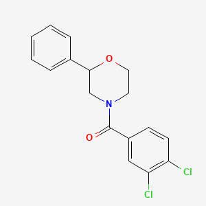 (3,4-Dichlorophenyl)(2-phenylmorpholino)methanone