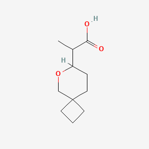 2-(6-Oxaspiro[3.5]nonan-7-yl)propanoic acid