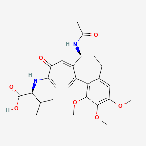 (S)-2-(((S)-7-acetamido-1,2,3-trimethoxy-9-oxo-5,6,7,9-tetrahydrobenzo[a]heptalen-10-yl)amino)-3-methylbutanoic acid