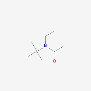 molecular formula C8H17NO B2393395 N-tert-butyl-N-ethylacetamide CAS No. 119152-94-2