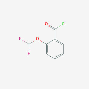 molecular formula C8H5ClF2O2 B2393436 2-(Difluoromethoxy)benzoyl chloride CAS No. 95155-16-1