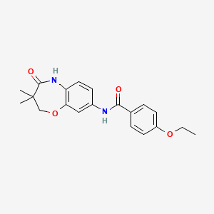 N-(3,3-dimethyl-4-oxo-2,3,4,5-tetrahydrobenzo[b][1,4]oxazepin-8-yl)-4-ethoxybenzamide