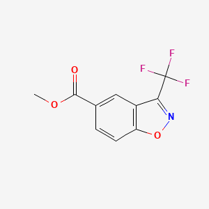 3-Trifluoromethyl-benzo[d]isoxazole-5-carboxylic acid methyl ester