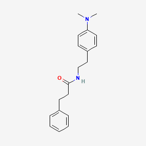 N-(4-(dimethylamino)phenethyl)-3-phenylpropanamide