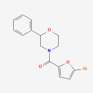 (5-Bromofuran-2-yl)(2-phenylmorpholino)methanone