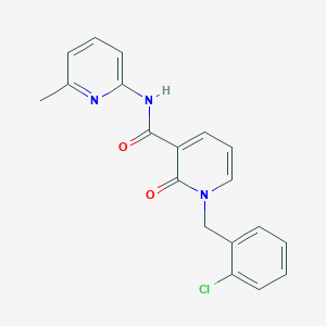 1-(2-chlorobenzyl)-N-(6-methylpyridin-2-yl)-2-oxo-1,2-dihydropyridine-3-carboxamide