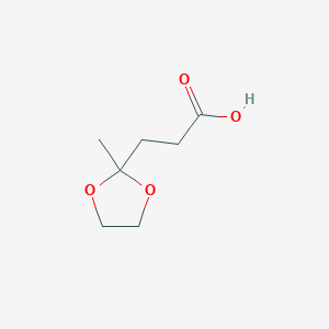 3-(2-methyl-1,3-dioxolan-2-yl)propanoic Acid