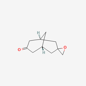 molecular formula C10H14O2 B2393500 Spiro[bicyclo[3.3.1]nonane-3,2'-oxirane]-7-one CAS No. 53110-08-0