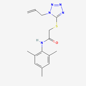 2-((1-allyl-1H-tetrazol-5-yl)thio)-N-mesitylacetamide