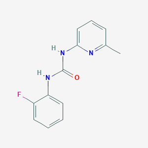1-(2-Fluorophenyl)-3-(6-methylpyridin-2-yl)urea
