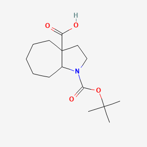 1-(tert-Butoxycarbonyl)octahydrocyclohepta[b]pyrrole-3a(1H)-carboxylic acid