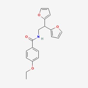 N-(2,2-di(furan-2-yl)ethyl)-4-ethoxybenzamide