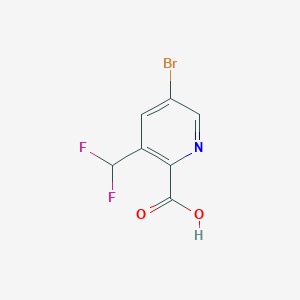 5-Bromo-3-(difluoromethyl)picolinic acid