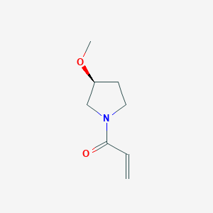1-[(3S)-3-Methoxypyrrolidin-1-yl]prop-2-en-1-one