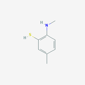 molecular formula C8H11NS B2393879 5-Methyl-2-(methylamino)benzenethiol CAS No. 79226-39-4