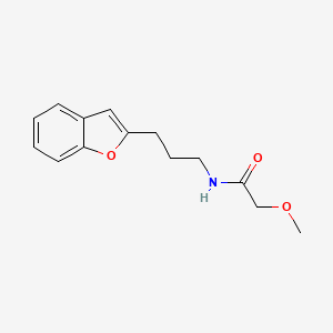 N-(3-(benzofuran-2-yl)propyl)-2-methoxyacetamide