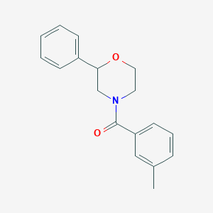 (2-Phenylmorpholino)(m-tolyl)methanone