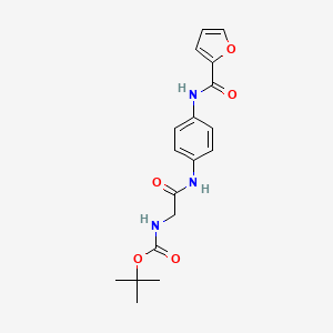 N-tert-butoxycarbonyl-N-[4-(glycylamino)phenyl]-2-furamide