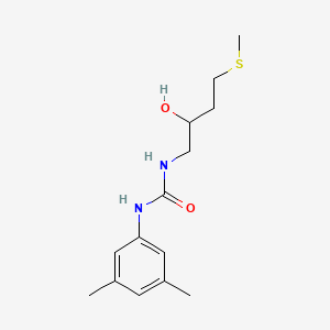 1-(3,5-Dimethylphenyl)-3-(2-hydroxy-4-methylsulfanylbutyl)urea