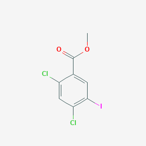 molecular formula C8H5Cl2IO2 B2393964 Methyl 2,4-dichloro-5-iodobenzoate CAS No. 959766-41-7
