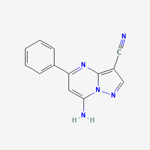 7-Amino-5-phenylpyrazolo[1,5-a]pyrimidine-3-carbonitrile