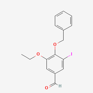 4-(Benzyloxy)-3-ethoxy-5-iodobenzaldehyde