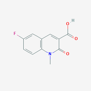 6-Fluoro-1-methyl-2-oxoquinoline-3-carboxylic acid