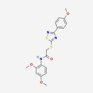 N-(2,4-dimethoxyphenyl)-2-((3-(4-methoxyphenyl)-1,2,4-thiadiazol-5-yl)thio)acetamide