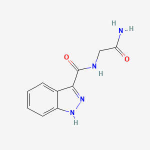 N-(2-amino-2-oxoethyl)-1H-indazole-3-carboxamide