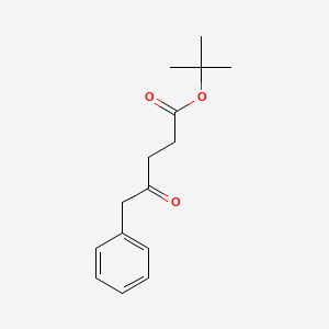 molecular formula C15H20O3 B2394144 Tert-butyl 4-oxo-5-phenylpentanoate CAS No. 1820648-93-8