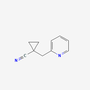 1-(Pyridin-2-ylmethyl)cyclopropane-1-carbonitrile