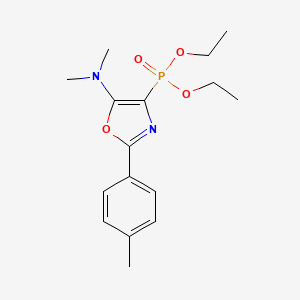 4-diethoxyphosphoryl-N,N-dimethyl-2-(4-methylphenyl)-1,3-oxazol-5-amine