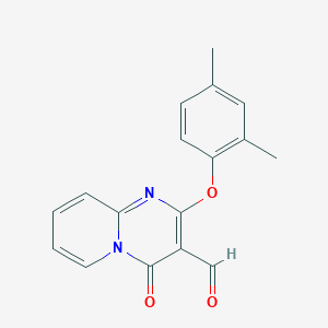 2-(2,4-dimethylphenoxy)-4-oxo-4H-pyrido[1,2-a]pyrimidine-3-carbaldehyde