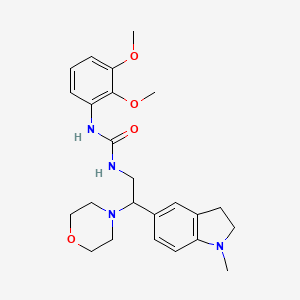 1-(2,3-Dimethoxyphenyl)-3-(2-(1-methylindolin-5-yl)-2-morpholinoethyl)urea