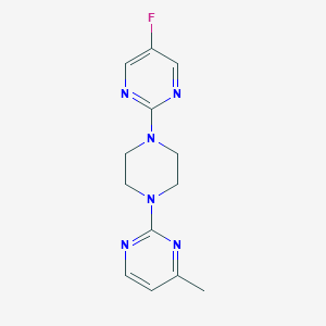 2-[4-(5-Fluoropyrimidin-2-yl)piperazin-1-yl]-4-methylpyrimidine