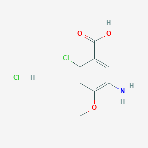 5-Amino-2-chloro-4-methoxybenzoic acid hydrochloride